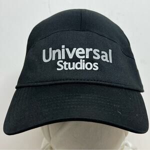 Universal Studios Hollywood 5 Panel Spandex Hat Cap Men's Snapback Black